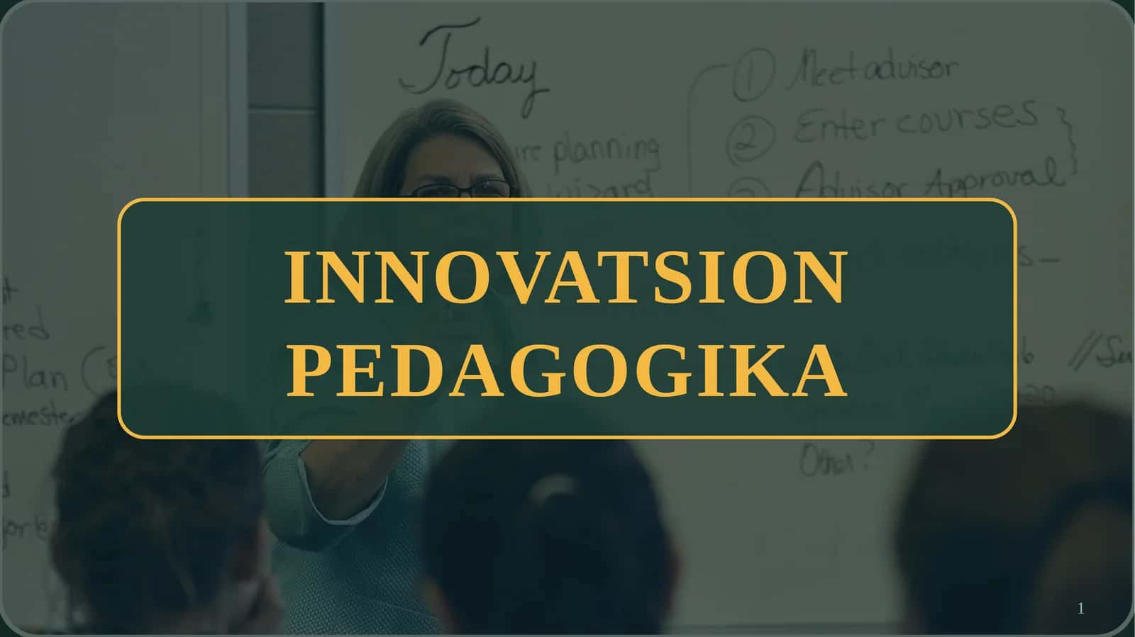 Innovatsion Pedagogika