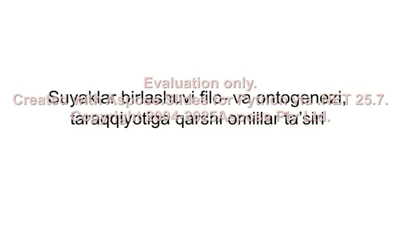 Suyaklar birlashuvi filo- va ontogenezi, taraqqiyotiga qarshi omillar ta’siri