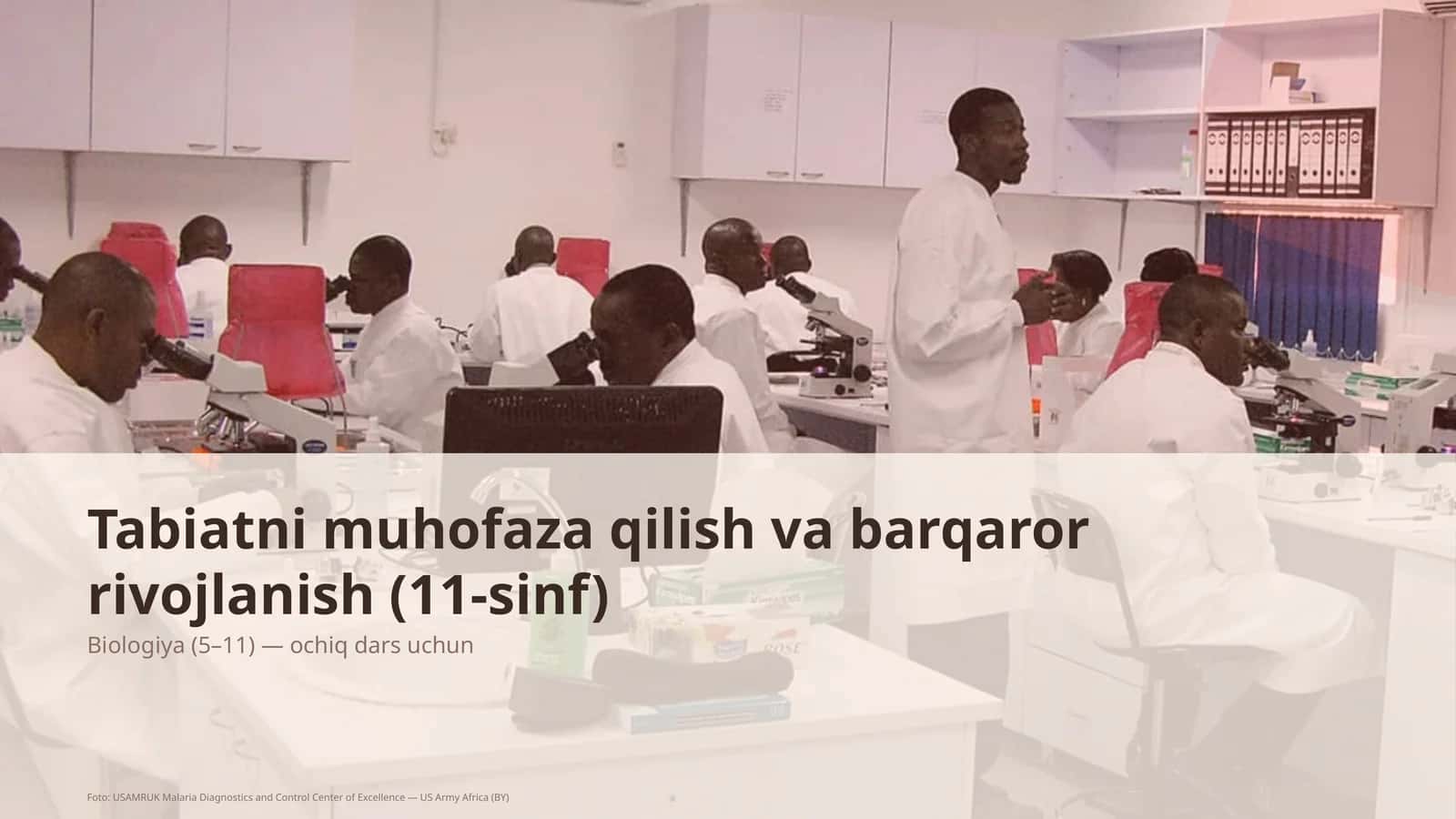 Tabiatni muhofaza qilish va barqaror rivojlanish (11-sinf)