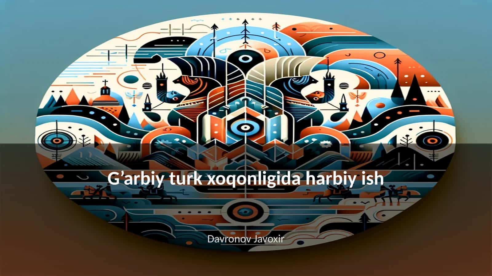 G’arbiy turk xoqonligida harbiy ish