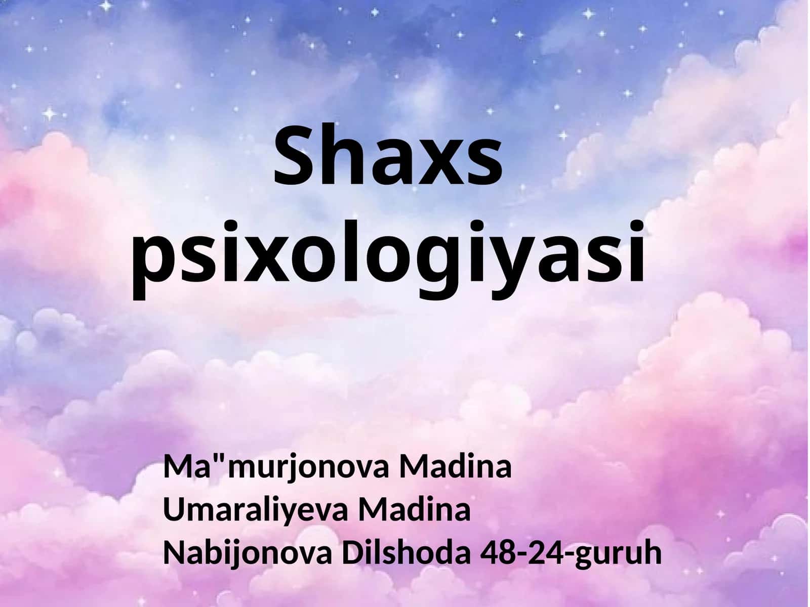 Shaxspsixologiyasi