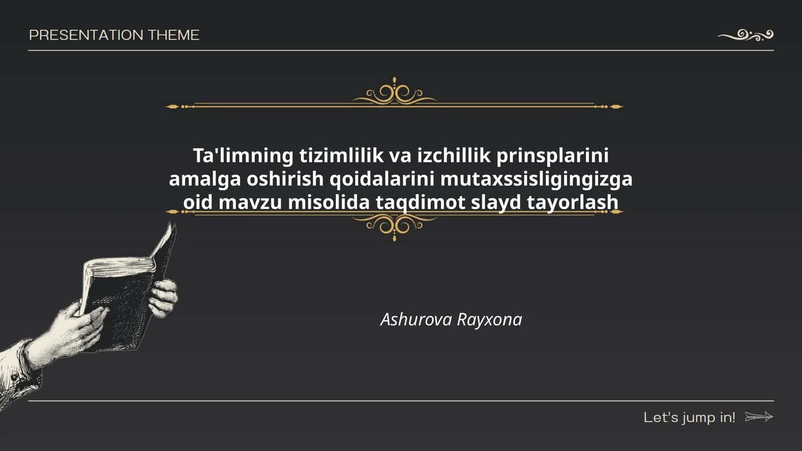 Ta'limning tizimlilik va izchillik prinsiplari