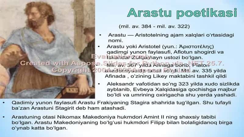 Arastu poetikasi