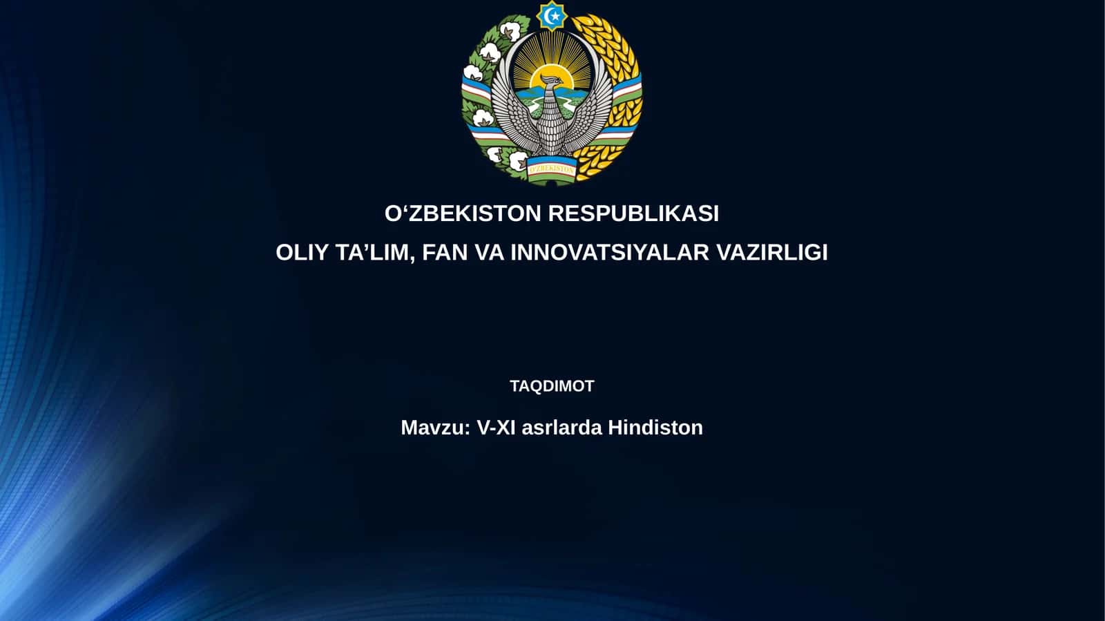 V-XI asrlarda Hindiston