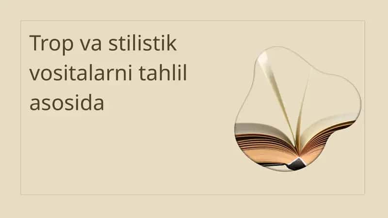 Trop va stilistik vositalar