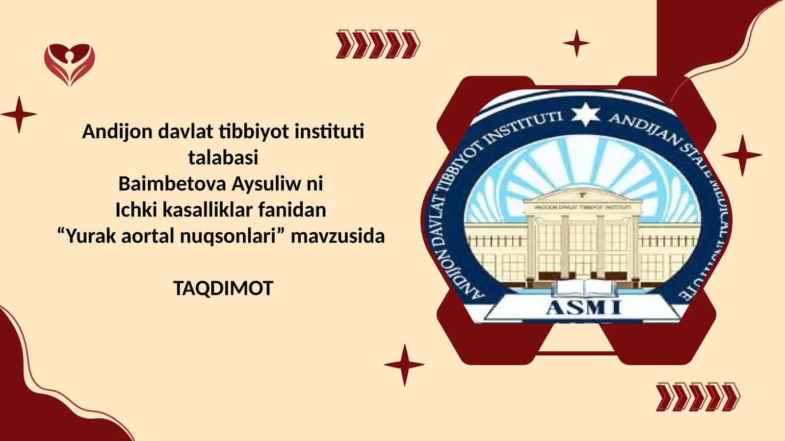 Yurak aortal nuqsonlari
