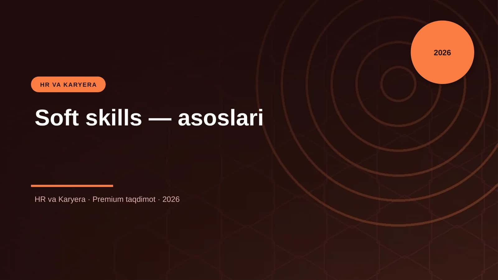 Soft skills — asoslari