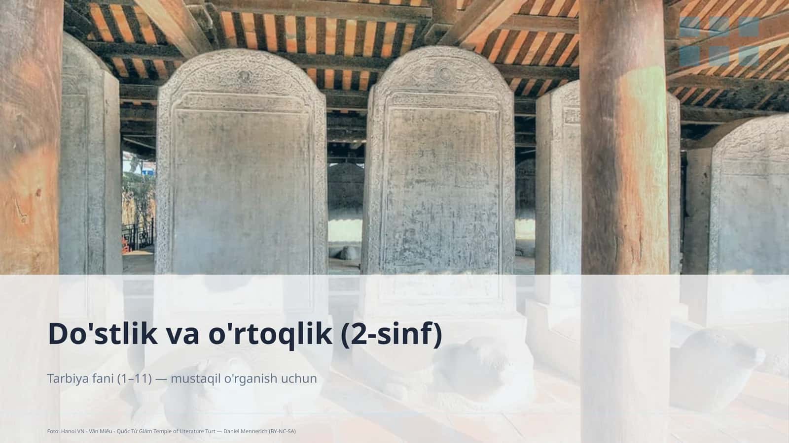 Do'stlik va o'rtoqlik (2-sinf)