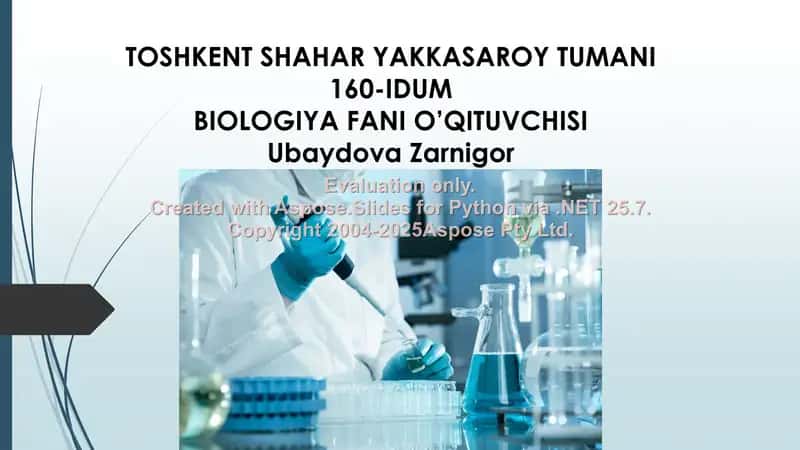 Biologiya fanida Mutatsiyalar haqida mustahkamlash