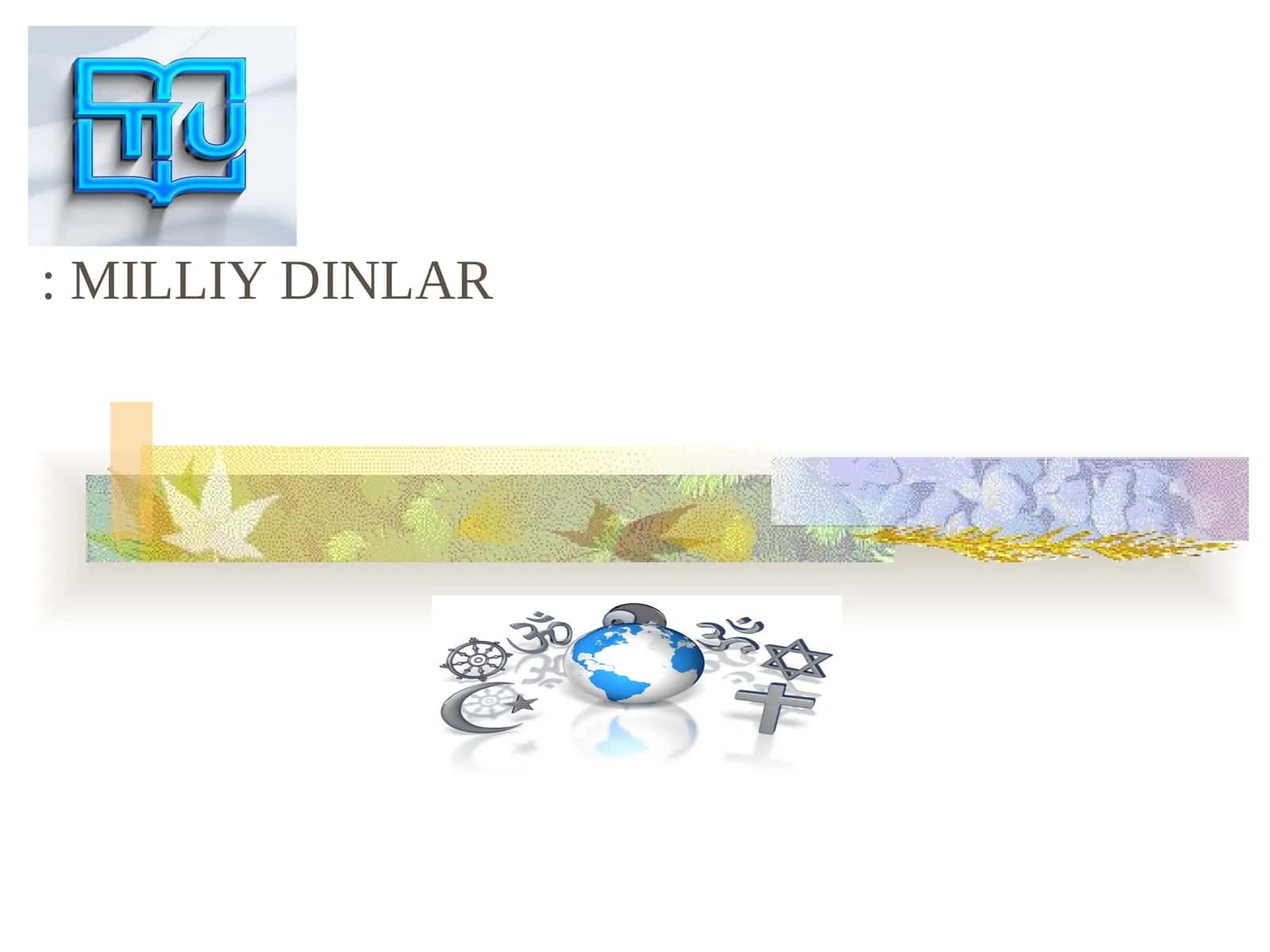 Milliy dinlar