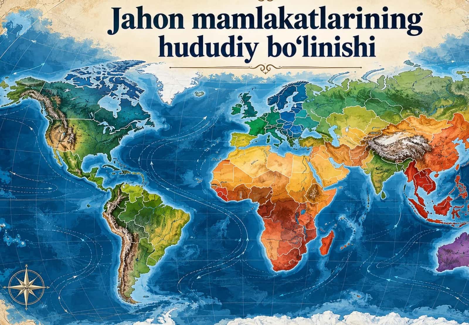 Jahon mamlakatlarining hududiy bo‘linishi