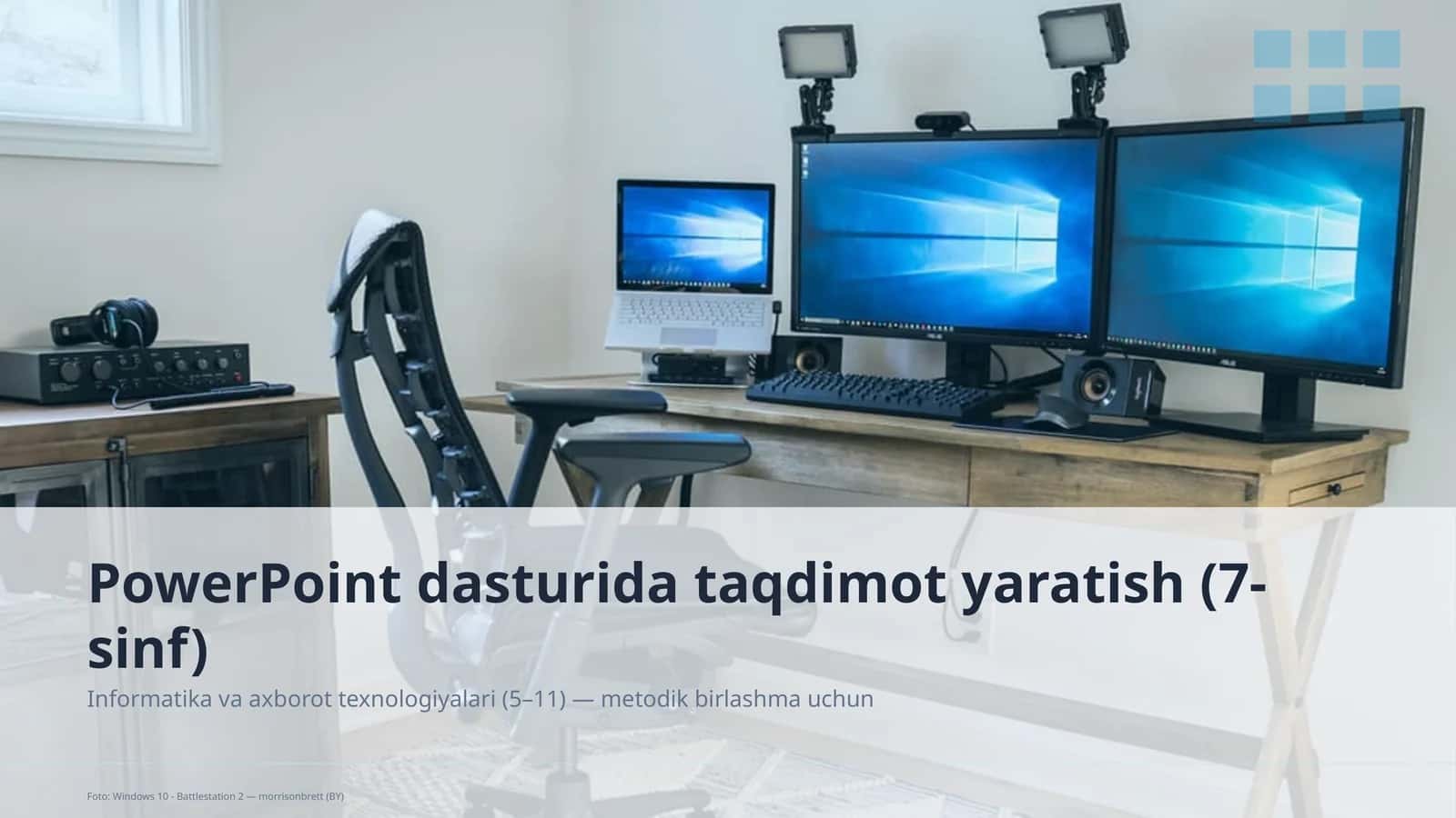 PowerPoint dasturida taqdimot yaratish (7-sinf)