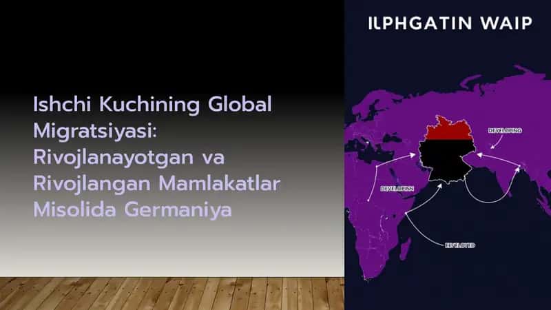 Ishchi Kuchining Global Migratsiyasi: Rivojlanayotgan va Rivojlangan Mamlakatlar Misolida Germaniya