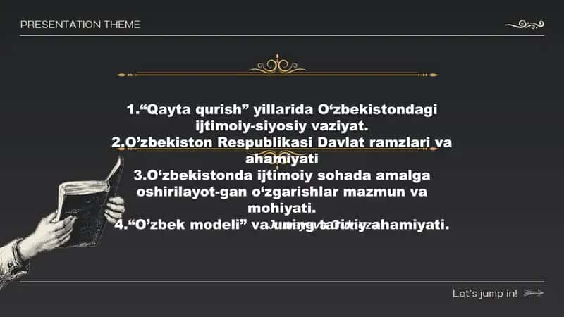 O‘zbekistondagi ijtimoiy-siyosiy vaziyat