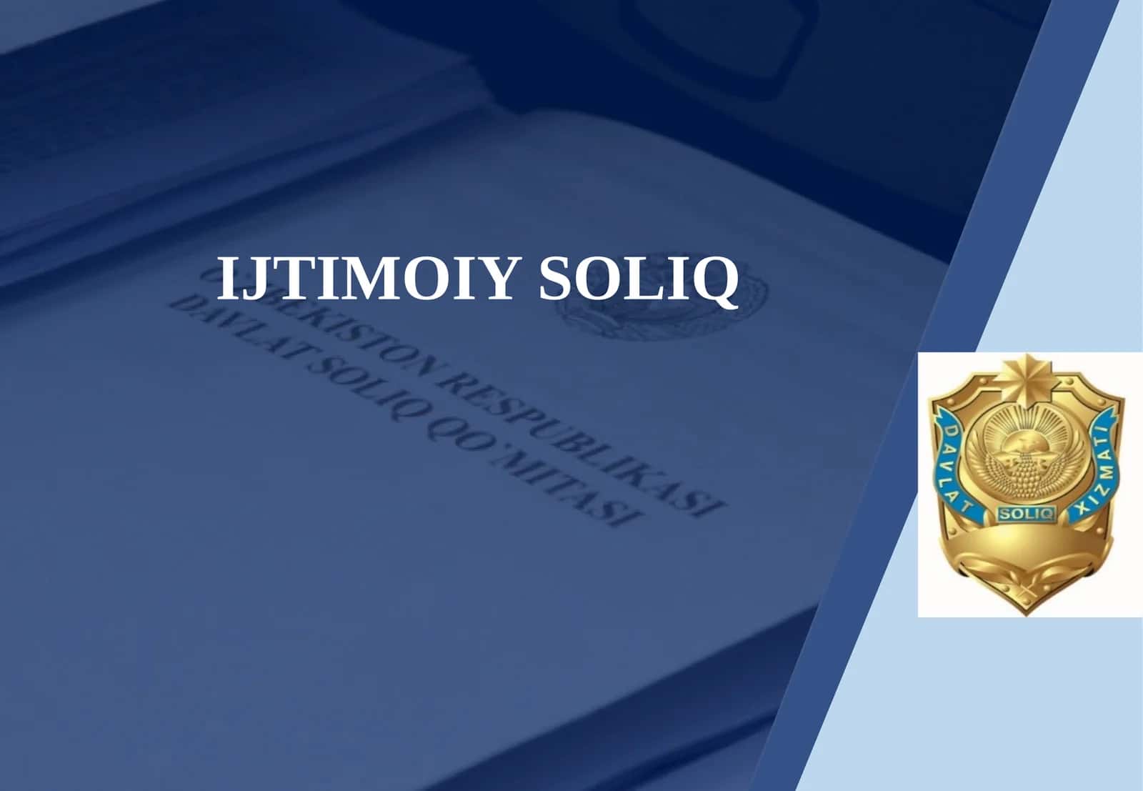 IJTIMOIY SOLIQ