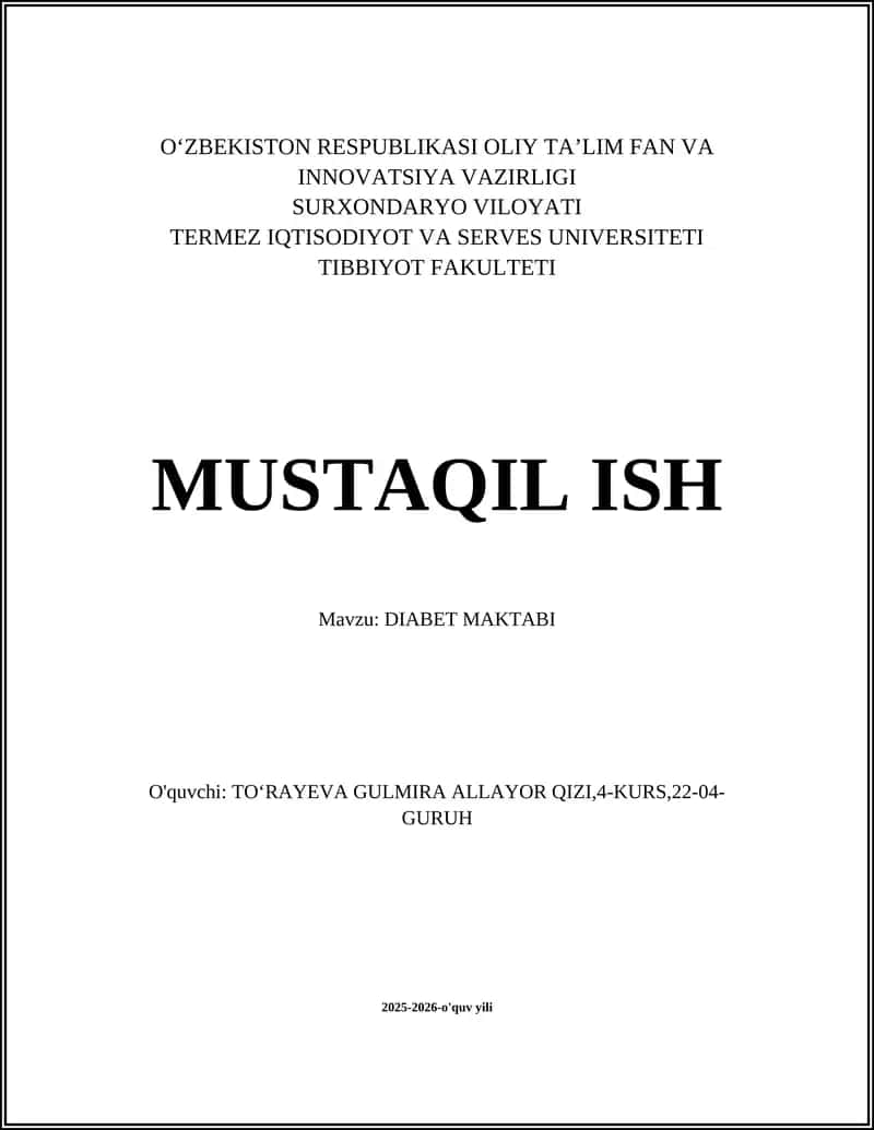DIABET MAKTABI