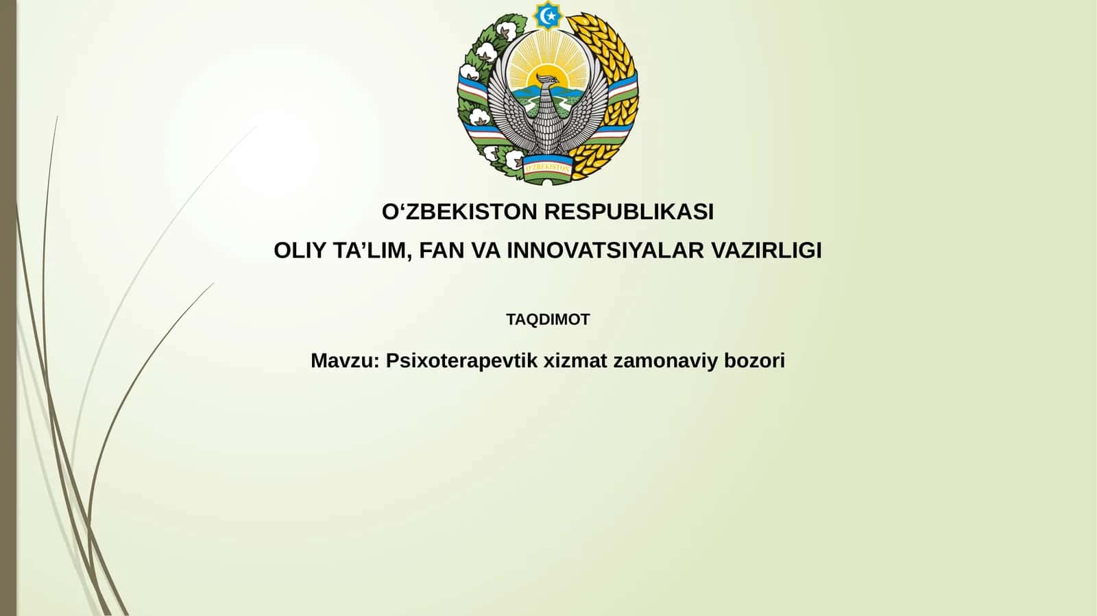 Psixoterapevtik xizmatlar bozori