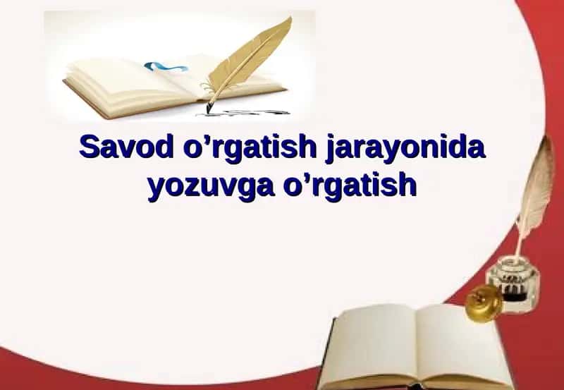 Yozuvga O'rgatish