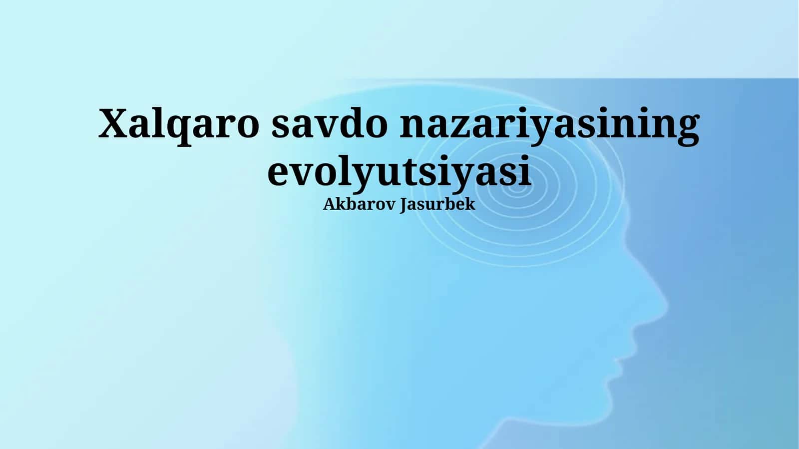 Savdo sikllari nazariyasi