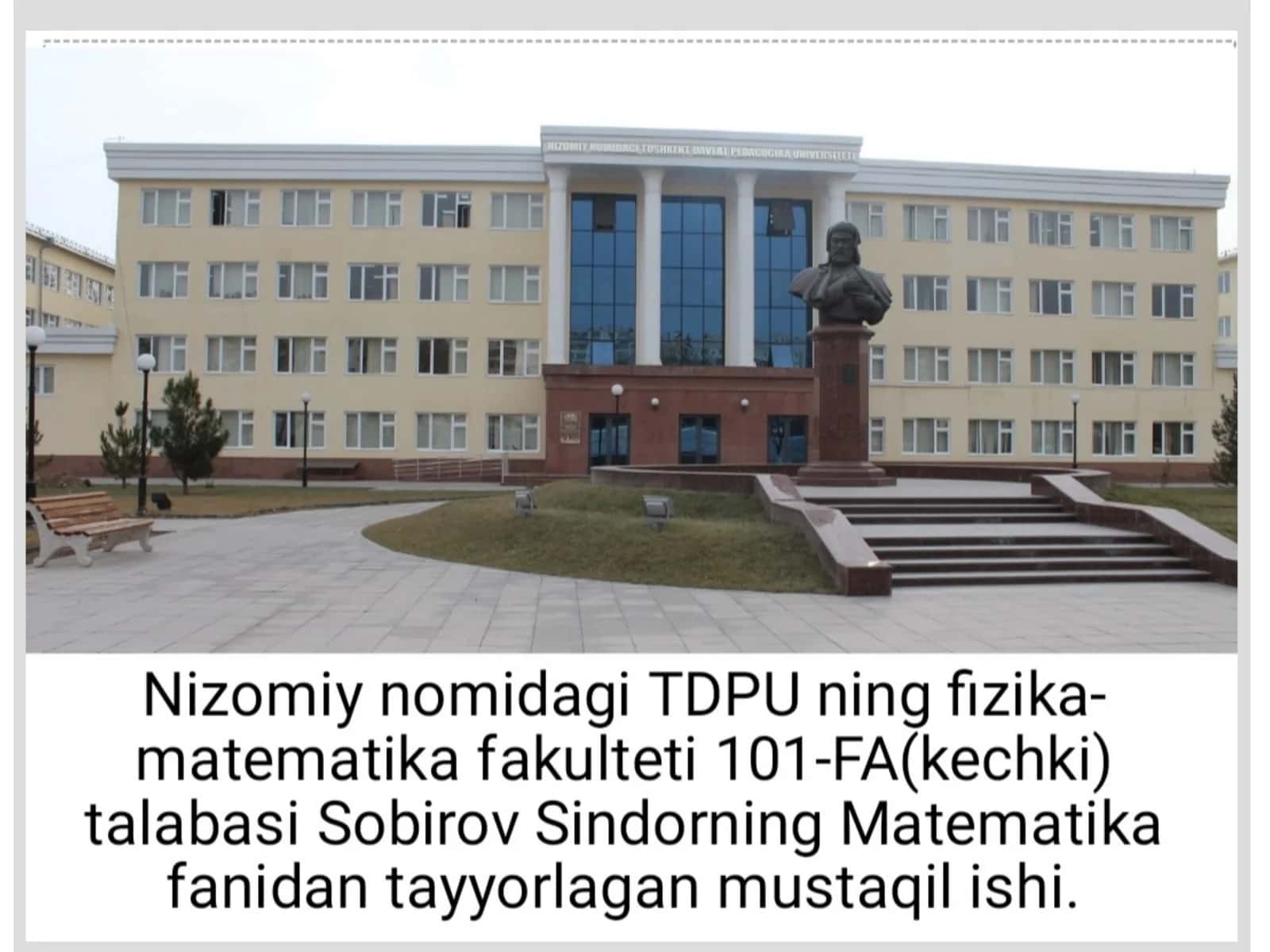 Uchkarrali integralning xossalari