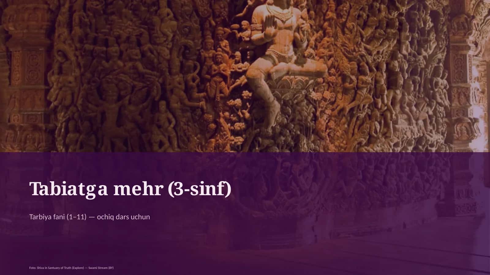 Tabiatga mehr (3-sinf)