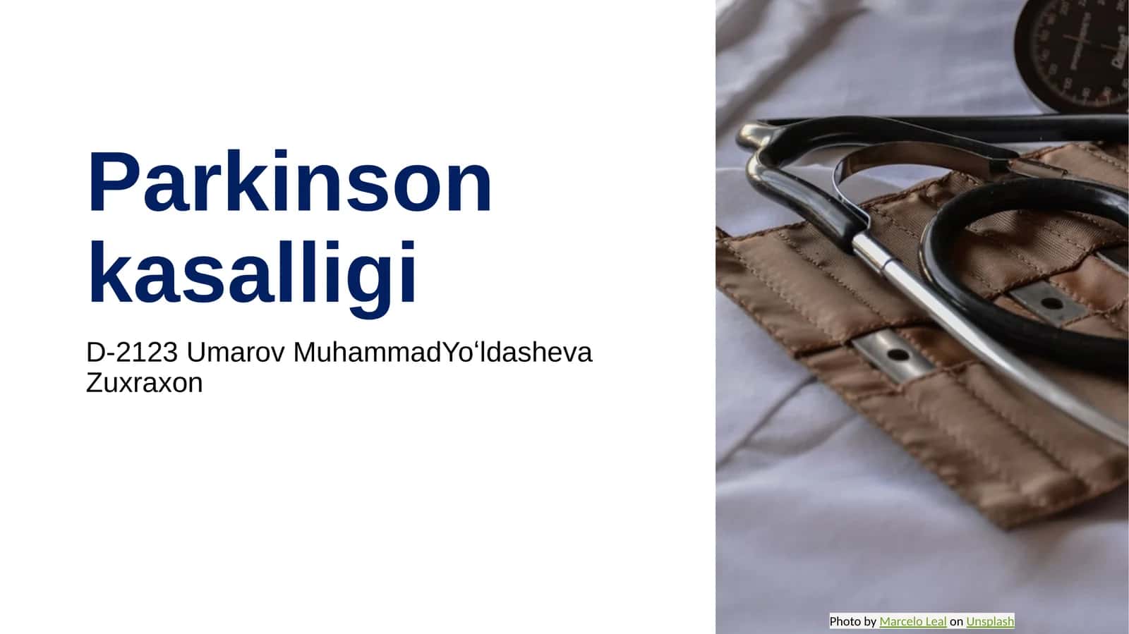 Parkinson kasalligi