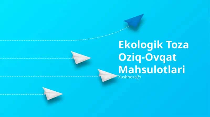 Ekologik Toza Oziq-Ovqat Mahsulotlari