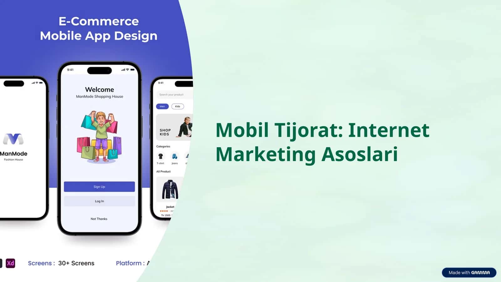 Mobil Tijorat: Internet Marketing Asoslari
