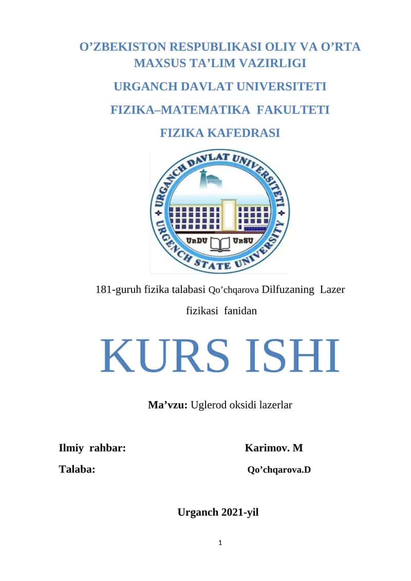 Uglerod oksidi lazerlar