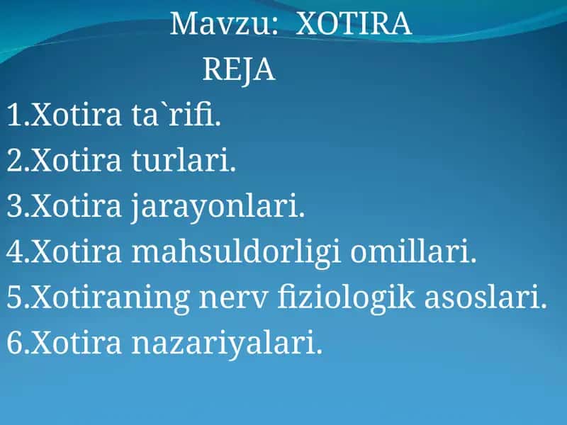Xotira