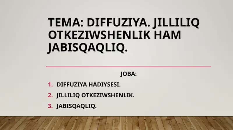 Diffuziya