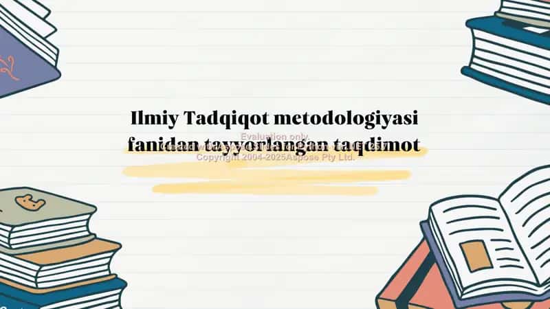 Ilmiy tadqiqot metodologiyasi