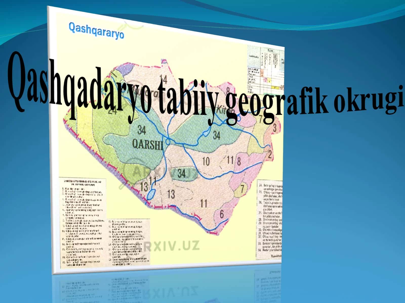 Qashqadaryo tabiiy geografik okrugi