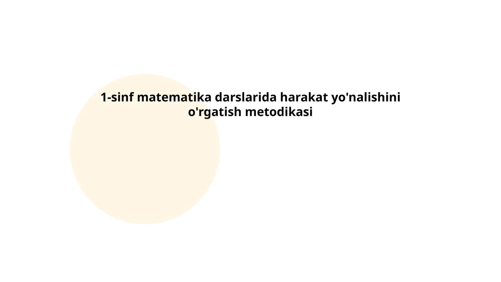 Sonlarni taqqoslash va tartiblash