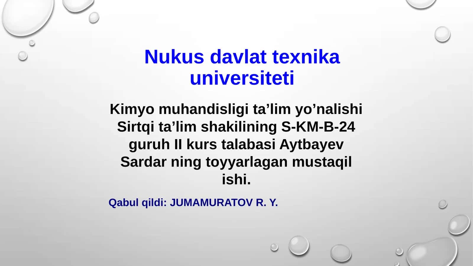 Eritmalar va ularga oid hisoblashlar