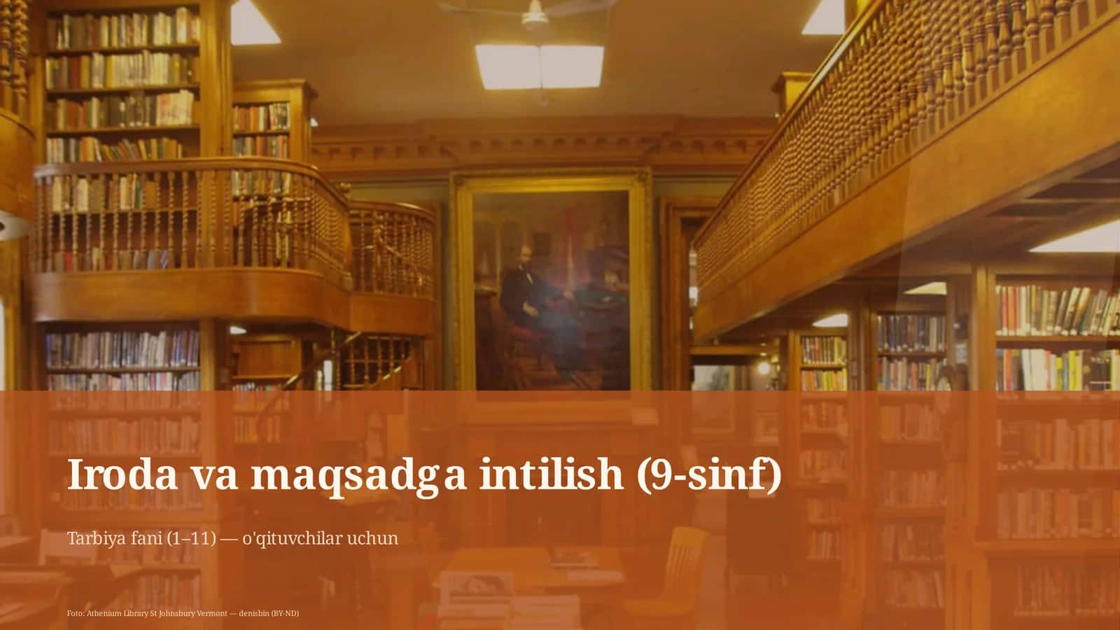 Iroda va maqsadga intilish (9-sinf)