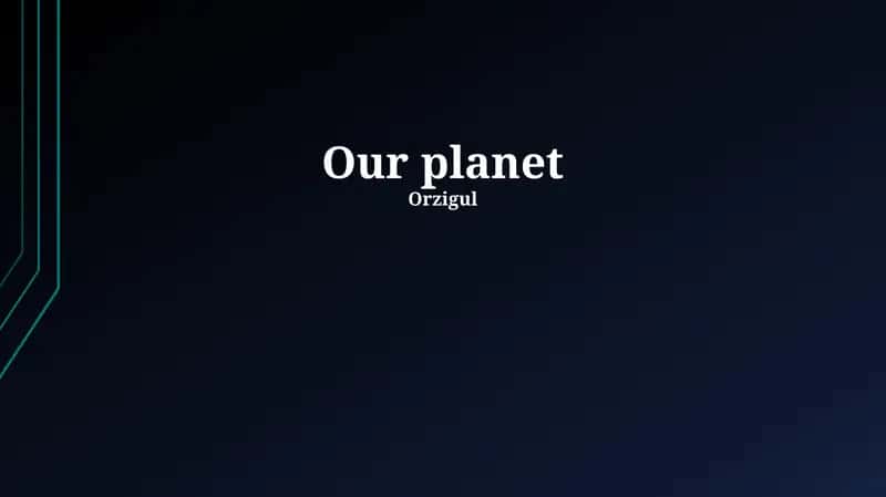 Our planet