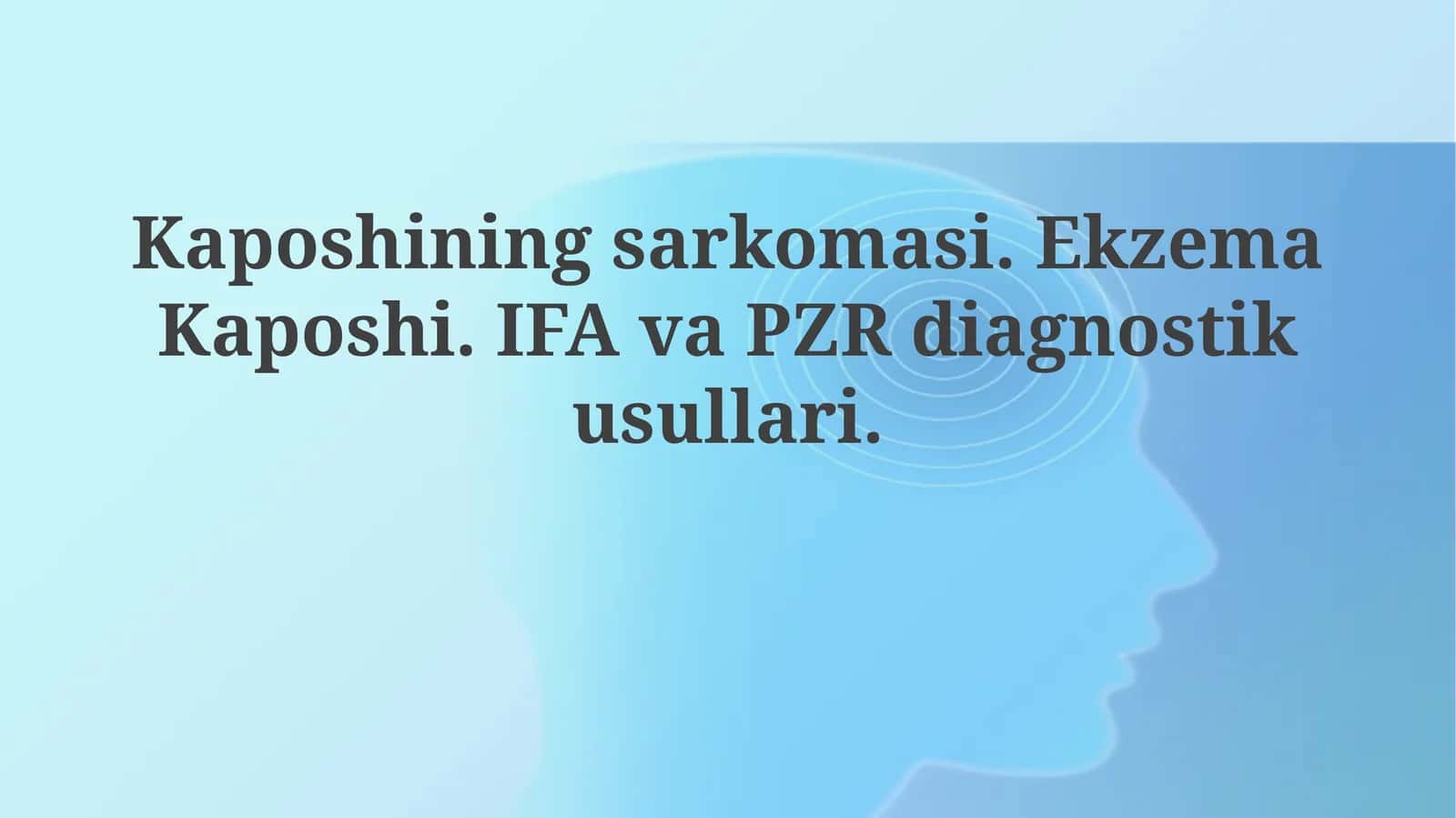Kaposi sarkomasi