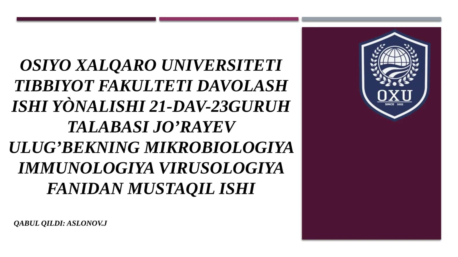 Cho’chqa grippi morfologiyasi Kasallik belgilari va diagnostikasi Laboratoriya tashxisi halide to'liq malumot