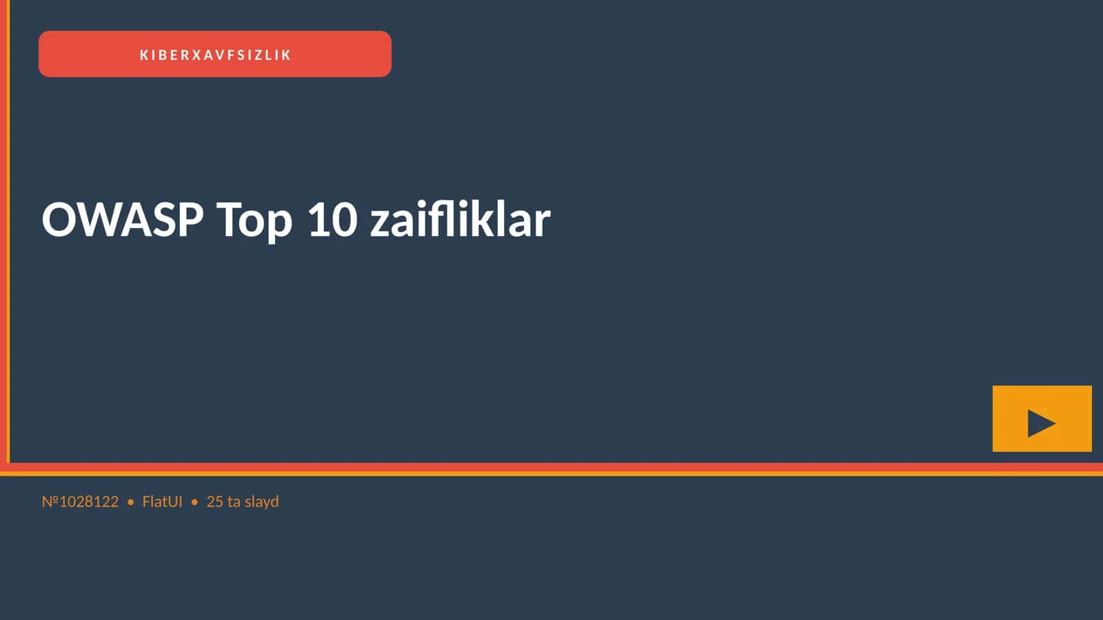OWASP Top 10 zaifliklar