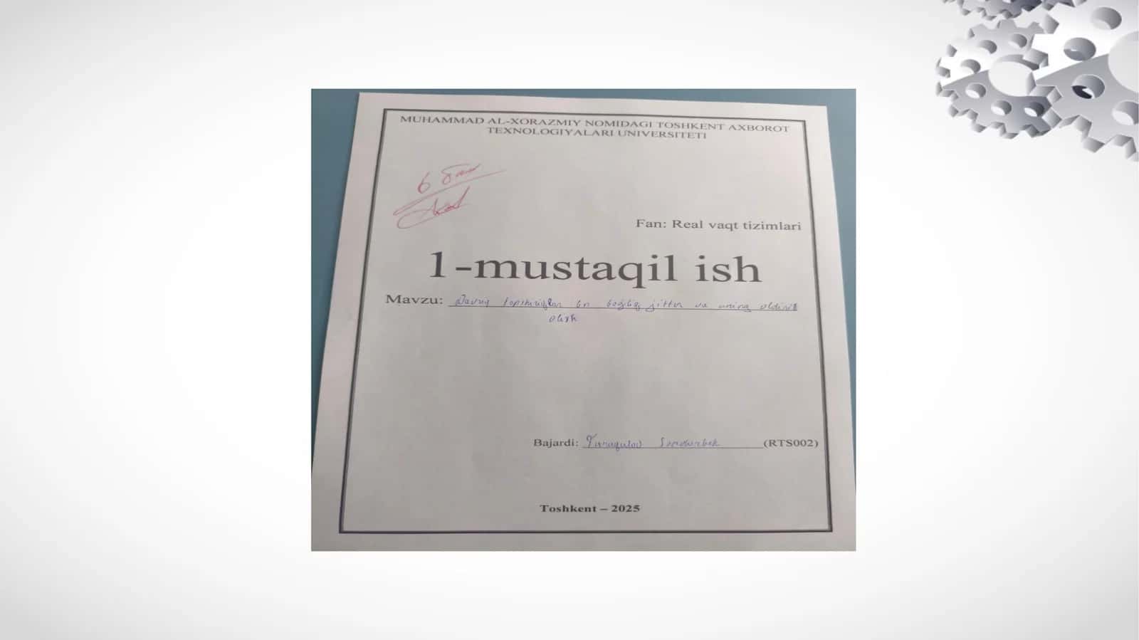 Davriy topshiriq bilan bog‘liq jitter va uning oldini olish