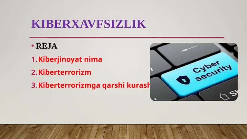 KIBERXAVFSIZLIK