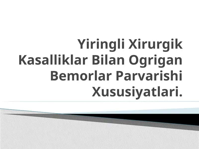 Yiringlijarrohlik
