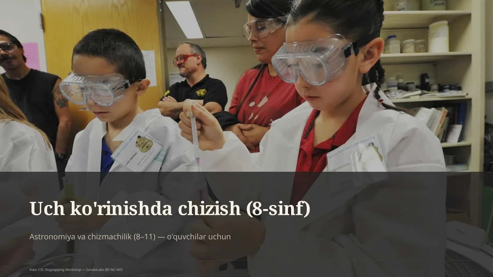 Uch ko'rinishda chizish (8-sinf)