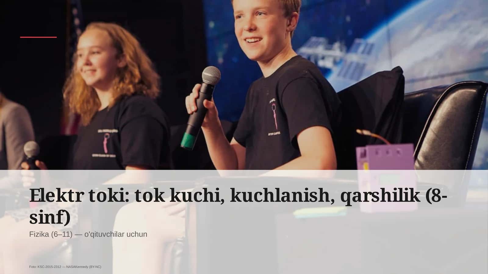 Elektr toki: tok kuchi, kuchlanish, qarshilik (8-sinf)