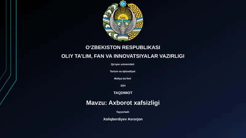 Axborot xafsizligi
