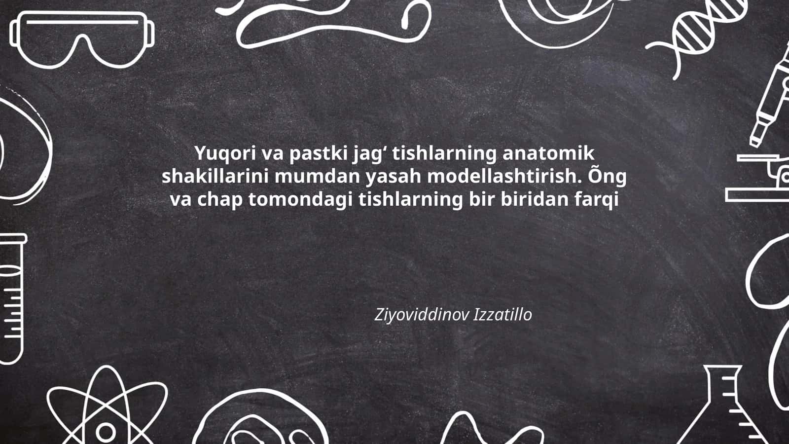 Mum tanlovi va ish sharoitlari