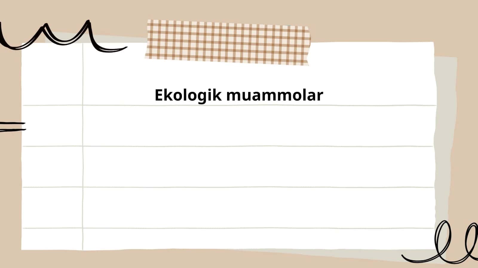 Ekologik muammolar