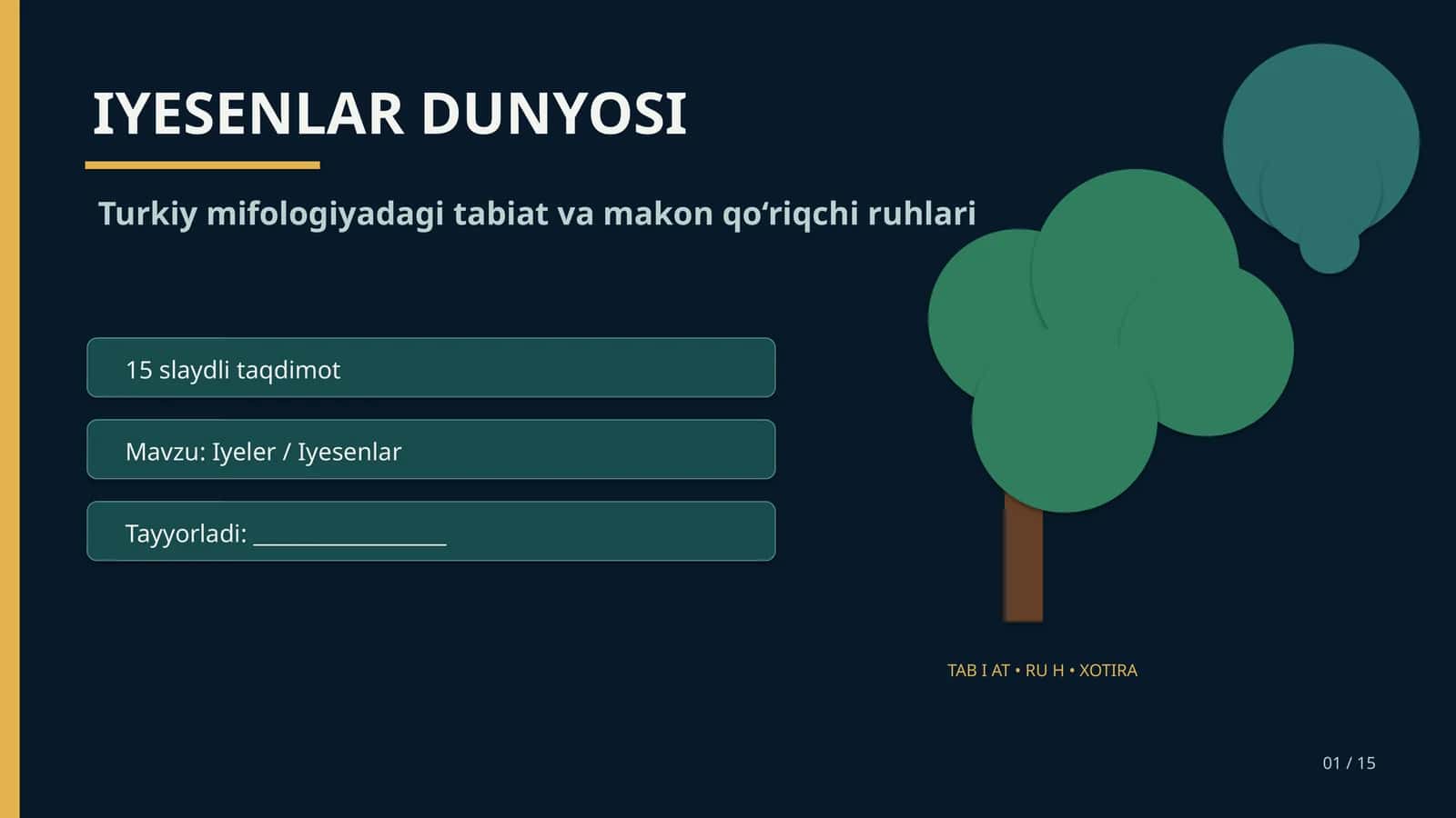 IYESENLAR DUNYOSI