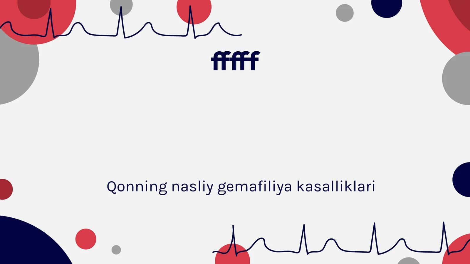 Nasliy gemafiliya kasalliklari